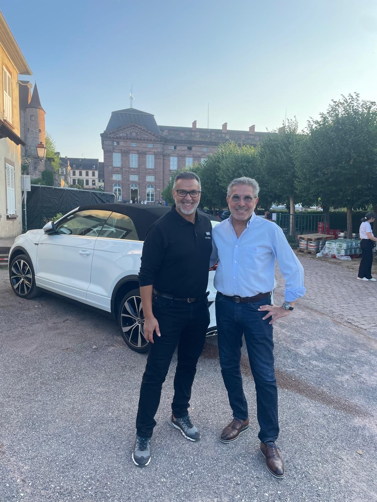M. Azzaoui (A.R. Sécurité) avec Michel Moreno