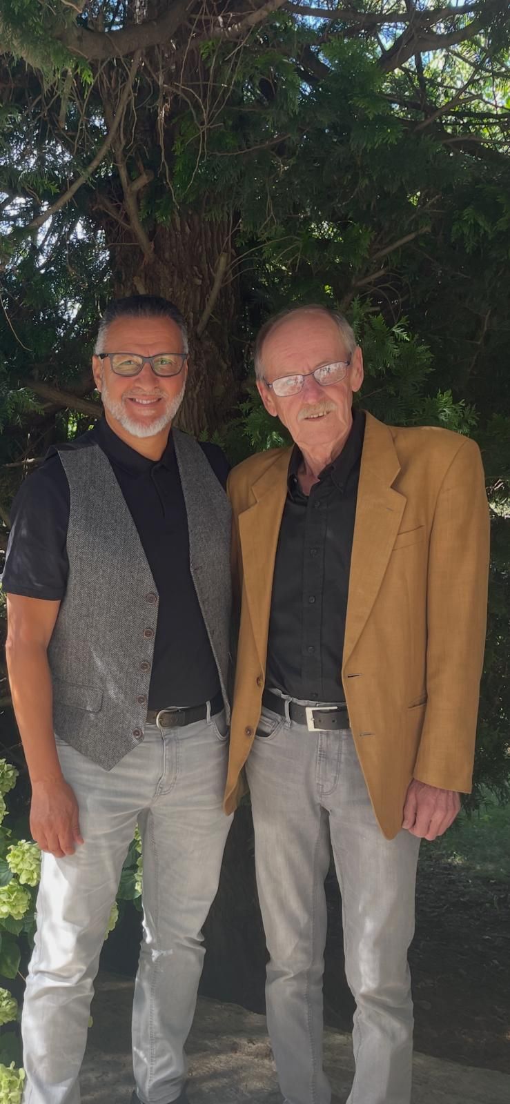 Azzaoui et Richert, les deux fondateurs de A.R. Sécurité